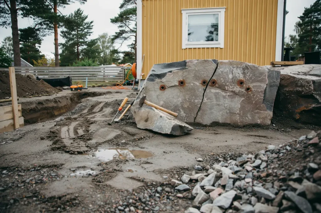 bergspr ckning eller bergspr ngning p tomten s v ljer du r tt metod f r ett s kert och kostnadseffektivt markarbete